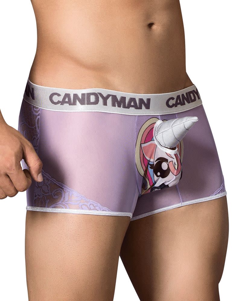 It takes a special guy who can wear <a href="https://www.3wishes.com/mens/mens-sexy-wear/lace-unicorn-outfit/" target="_blank">unicorn underwear.</a> Not only does he have to fill out the horn, but he has to be willing to deal with being asking "Are you horny?" multiple times past the point where it's funny (which would be once).