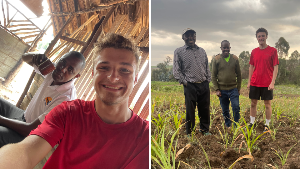 Harry Edwards. Working in Kenya.