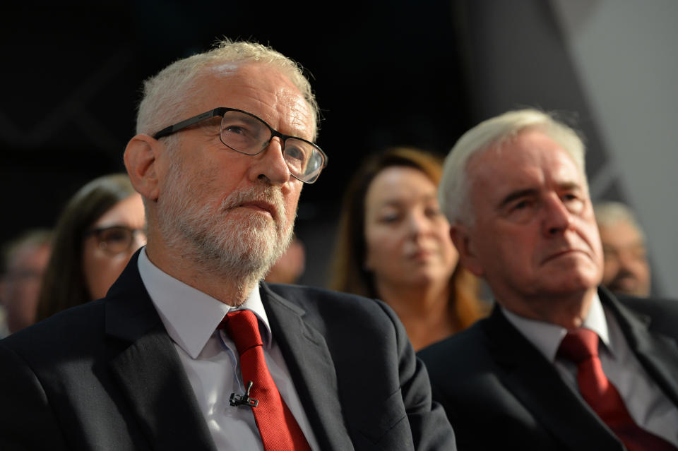 Labour leader Jeremy Corbyn, and Shadow Chancellor John McDonnell. Photo: Anthony Devlin/Getty Images