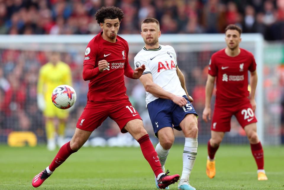 Run ragged: Dier struggled at Anfield (Tottenham Hotspur FC via Getty Images)