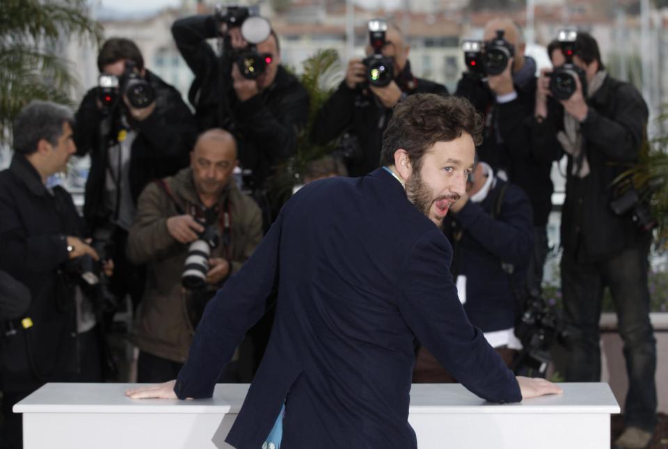 Actor Chris O'Dowd poses during a photo call for The Sapphires at the 65th international film festival, in Cannes, southern France, Sunday, May 20, 2012. (AP Photo/Lionel Cironneau)