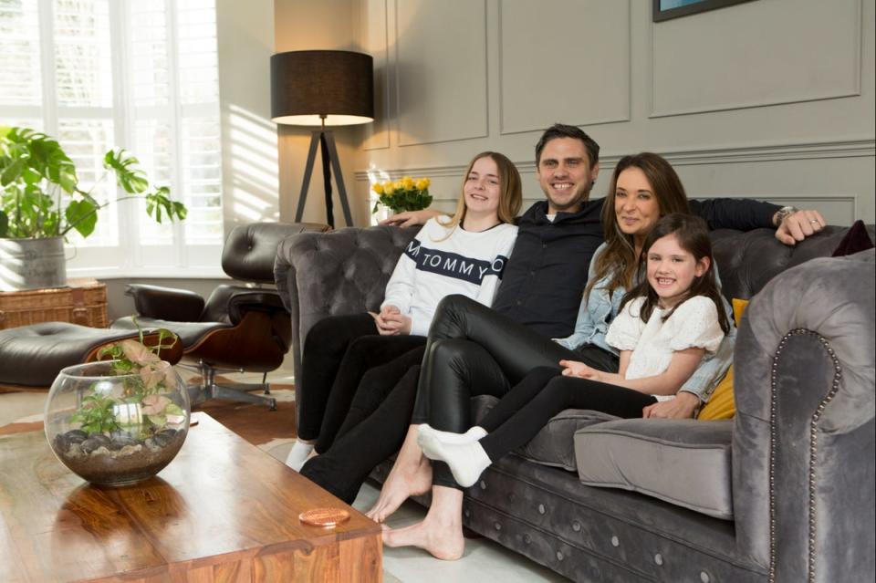 It’s exactly how we like it: Nimi and Louis Cooper allowed their children to have a say in what they wanted from the family’s new home at Park View in Woodstock, Oxfordshire (Andrew Ogilvy)