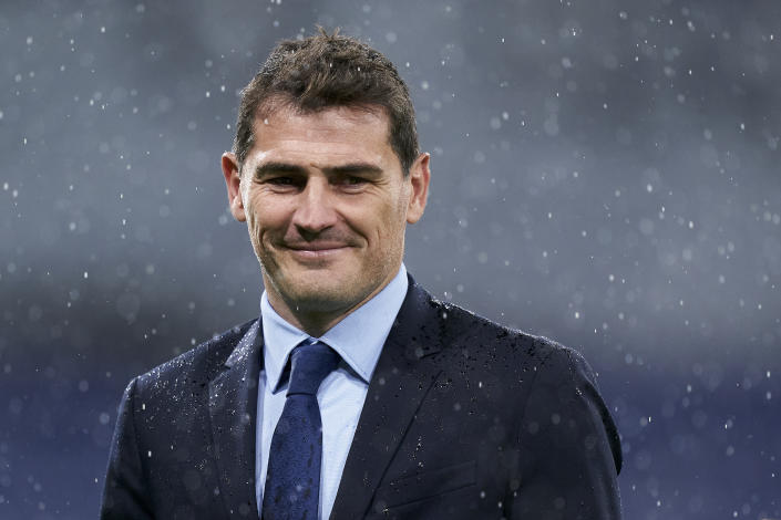 Iker Casillas en el Santiago Bernabéu este 22 de octubre. (Foto: Mateo Villalba / Quality Sport Images / Getty Images).