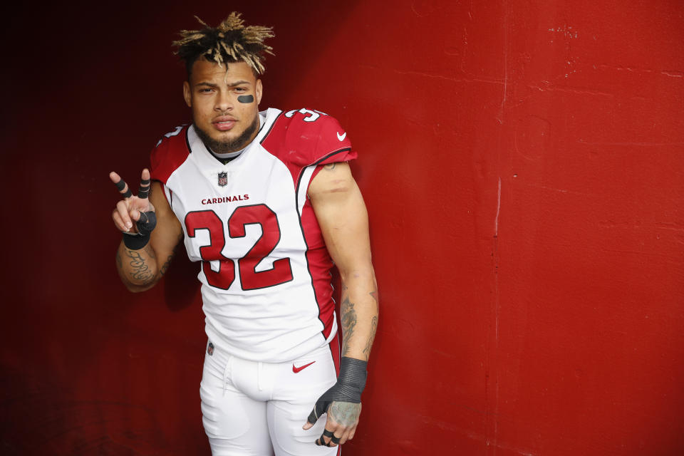 Peace out: The Arizona Cardinals released safety Tyrann Mathieu on Wednesday. (AP)