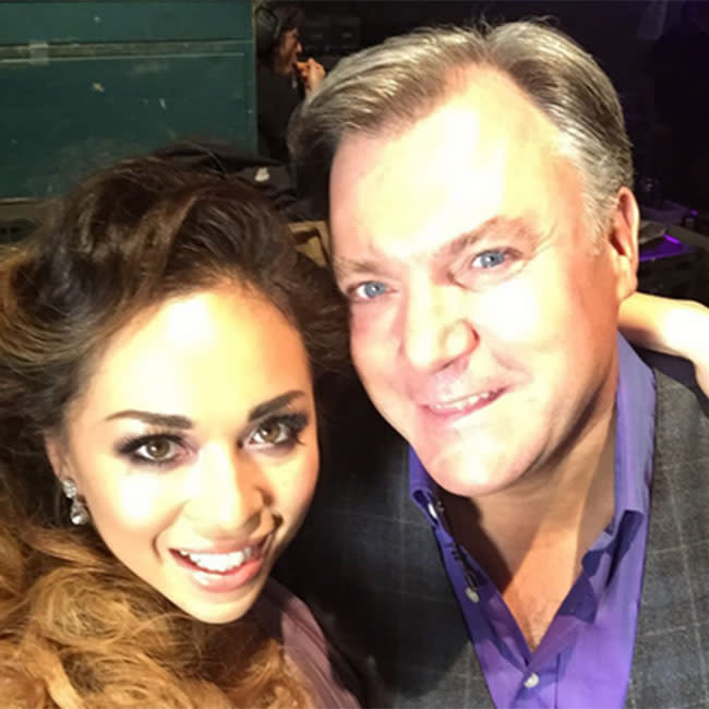 Ed Balls and Katya Jones selfie