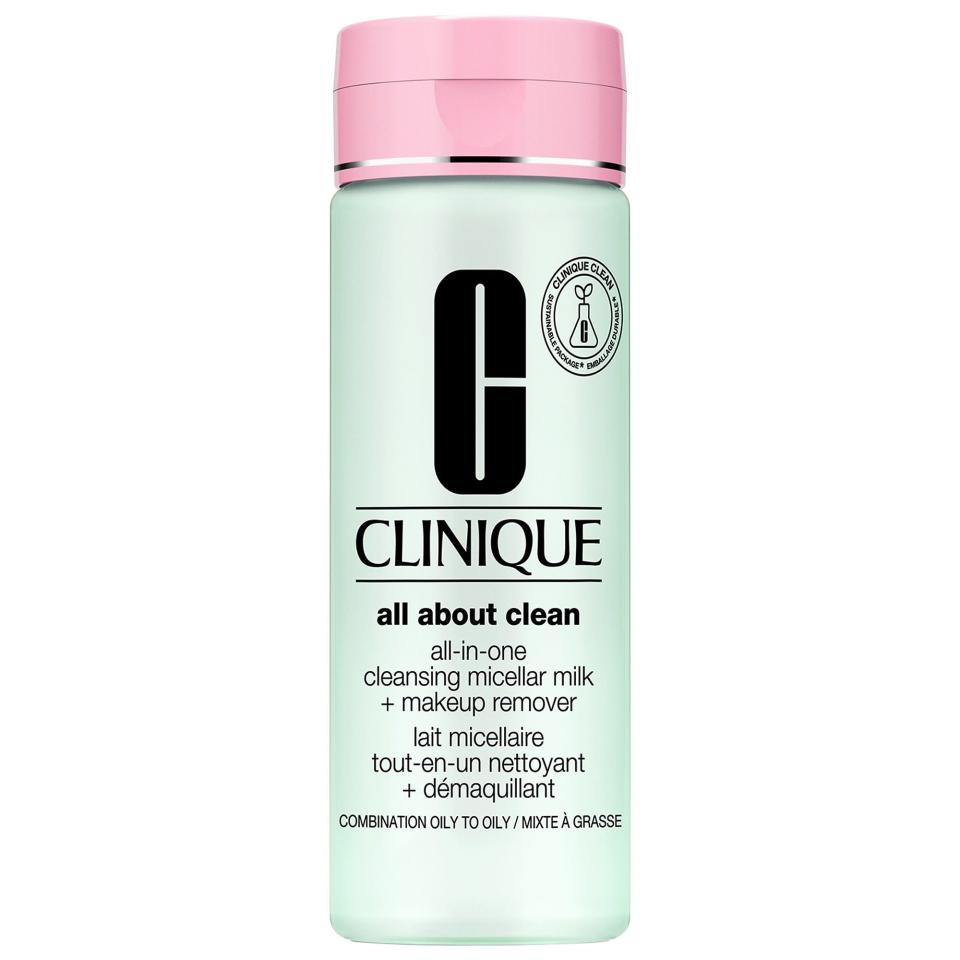 7) Clinique All About Clean All-in-One Cleansing Micellar Milk + Makeup Remover