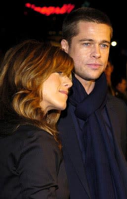 Jennifer Aniston and Brad Pitt at the LA premiere of Universal's Along Came Polly