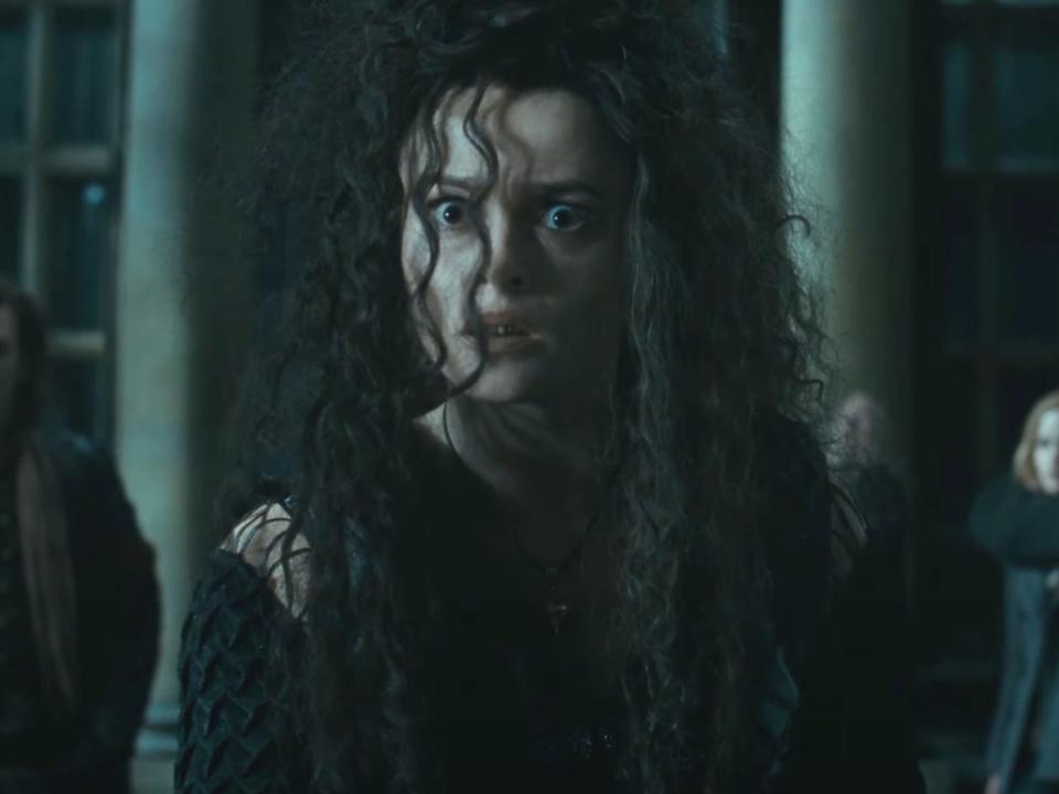 Helena Bonham Carter in "Harry Potter and the Deathly Hallows: Part 1" (2010).