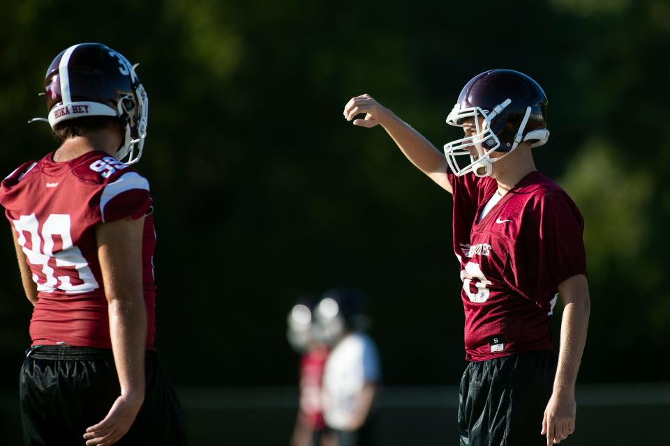 The Chiles High School football team practices on Monday, Aug. 1, 2022 in Tallahassee, Fla. 