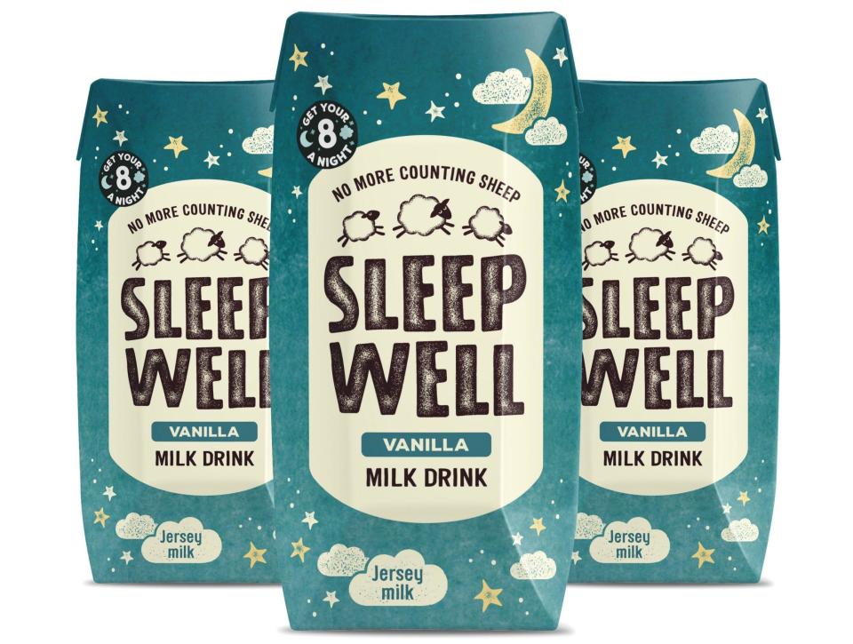 Sleep Well milk (£6.95, sleepwellmilk.com)