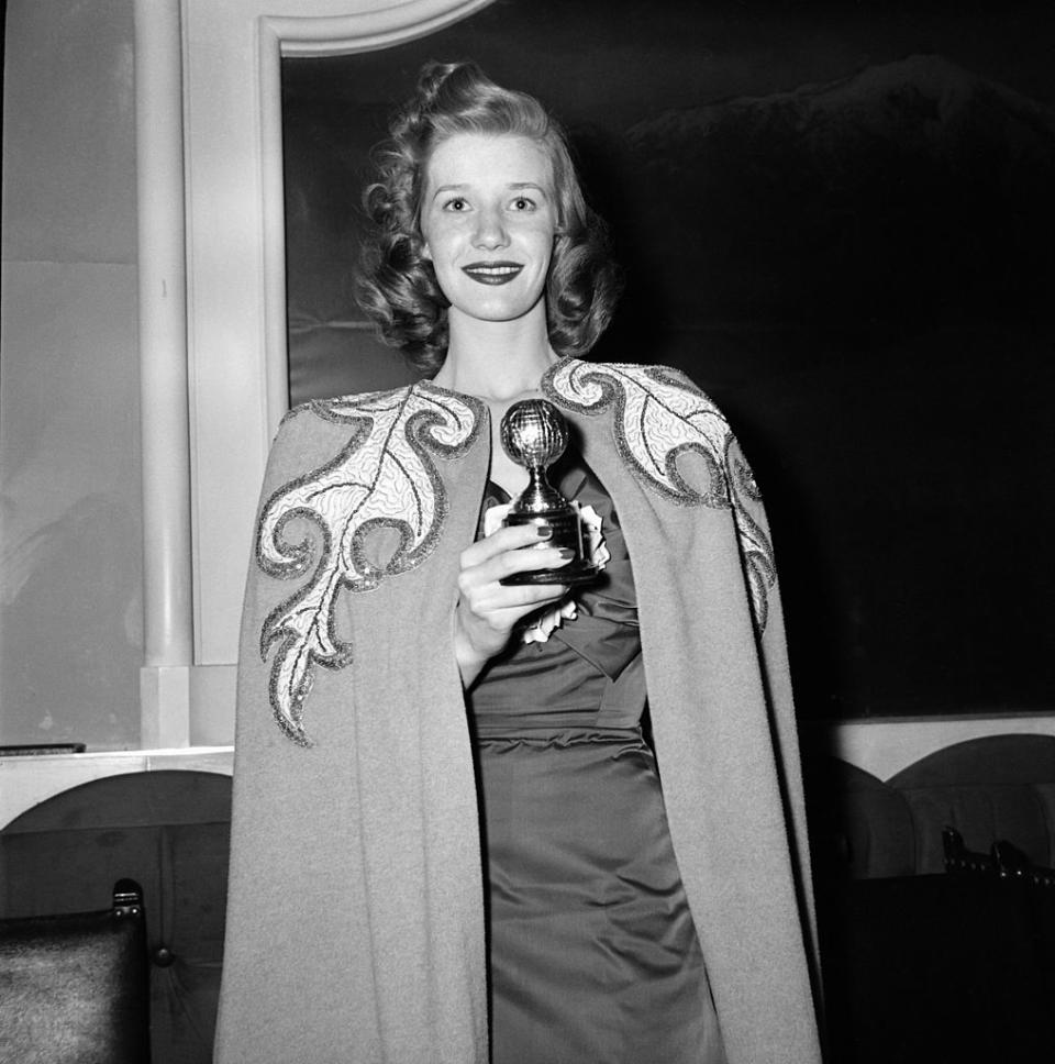 Lois Maxwell at the 1948 Golden Globes