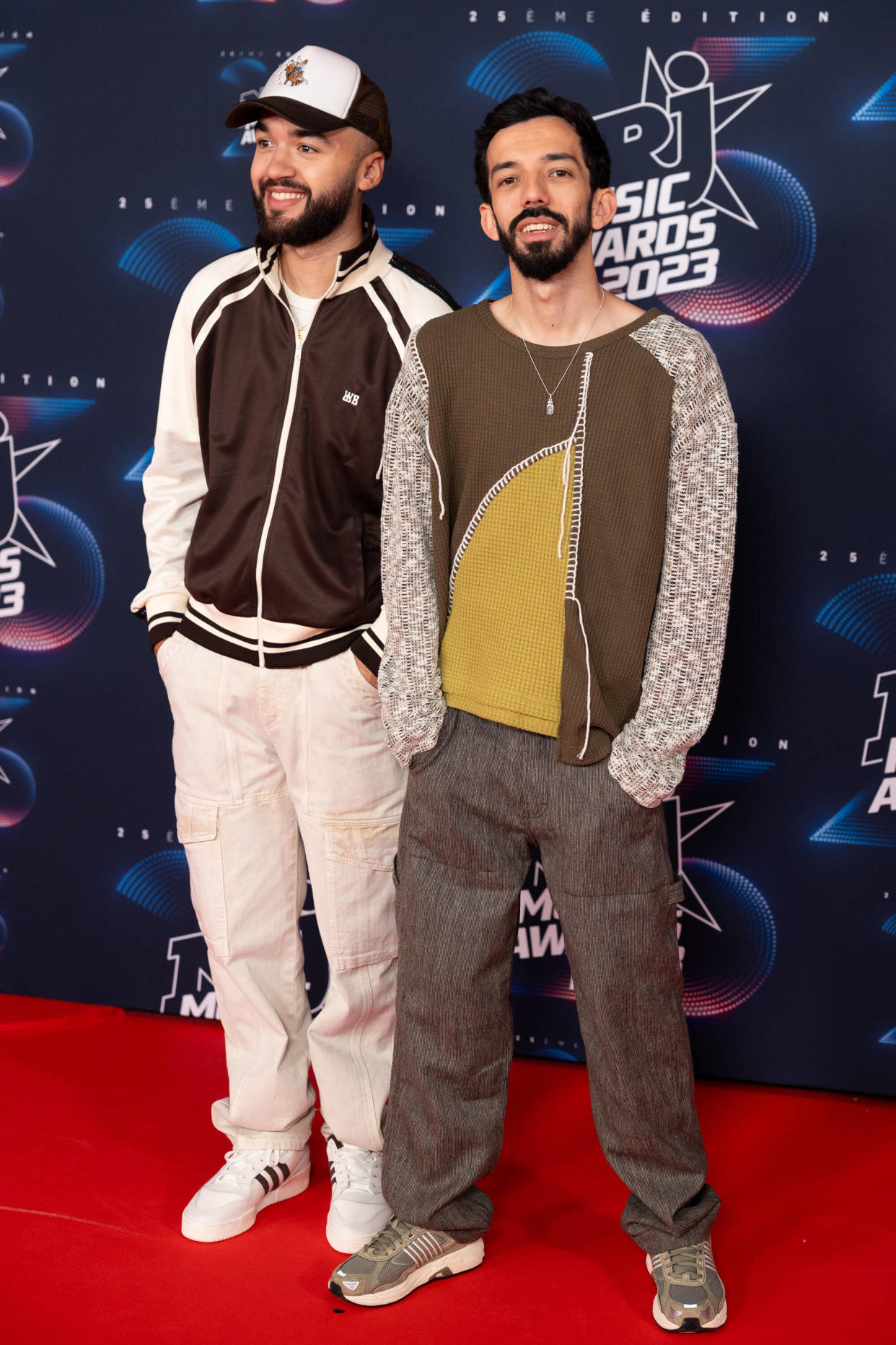 Olivio Ordonez et Florian Ordonez  'BigFlo & Oli' aux NRJ Music Awards le 10 novembre 2023. 