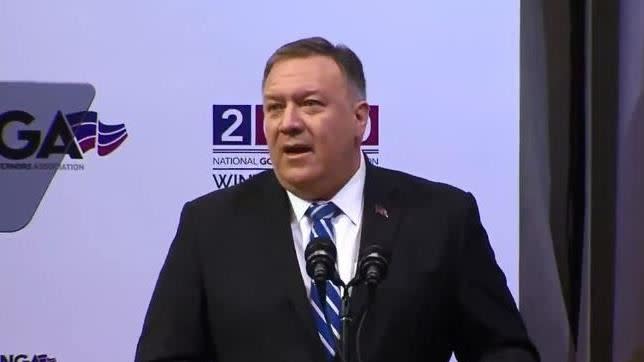 美國國務卿蓬佩奧（Mike Pompeo）。 (圖/翻攝自Department of State推特)