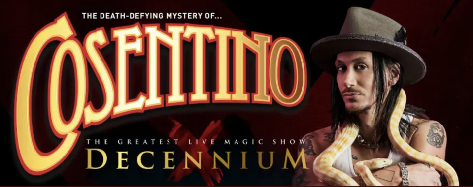 Cosentino: Decennium – The Greatest Live Magic Show. PHOTO: Trip