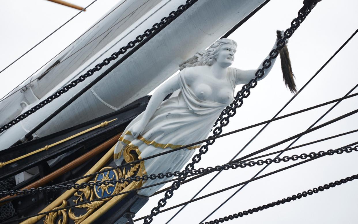 The figurehead of Cutty Sark, one tourist attraction that has remained alone – well, almost - © National Maritime Museum, Greenwich, London. All rights reserved.
