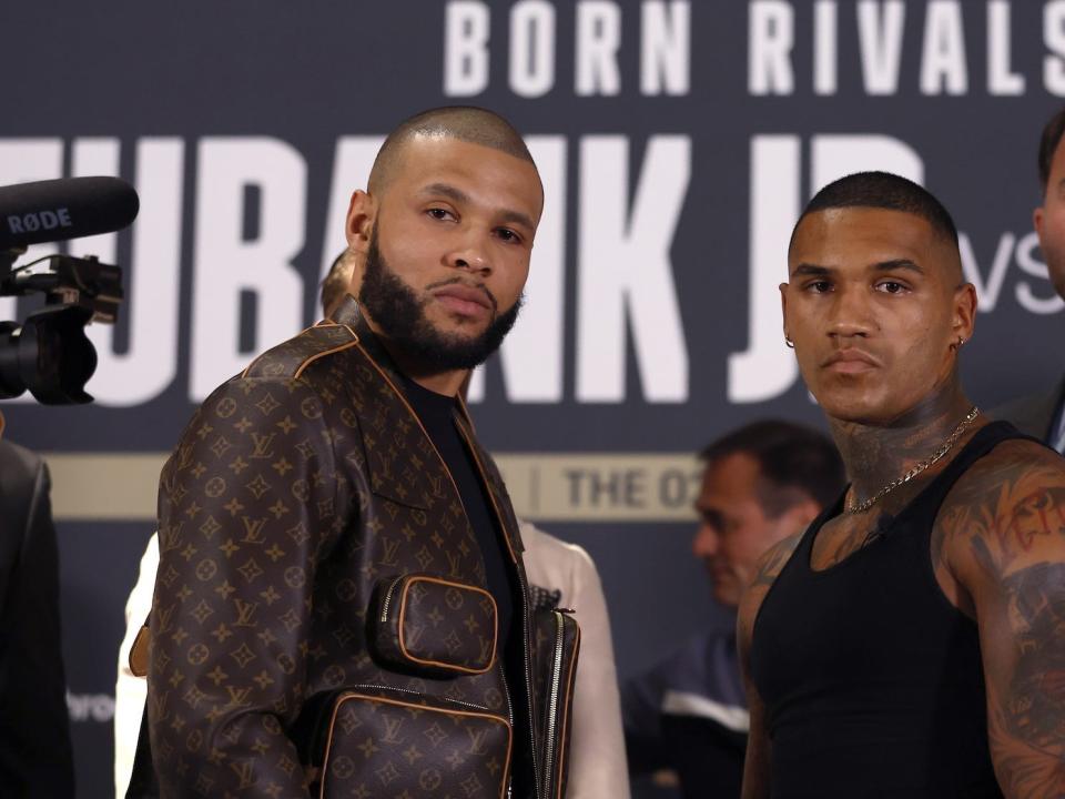 Chris Eubank Jr. and Conor Benn, boxing.