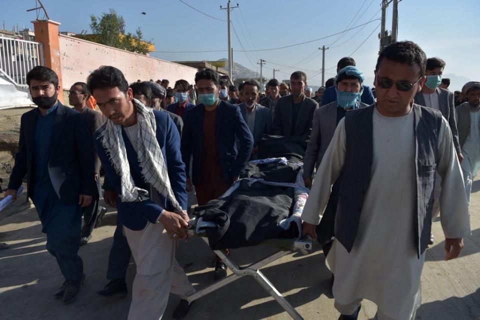 Triple blasts outside a school in Kabul killed more than 80 children in May in a Shia Hazara neighbourhood (AFP via Getty Images)