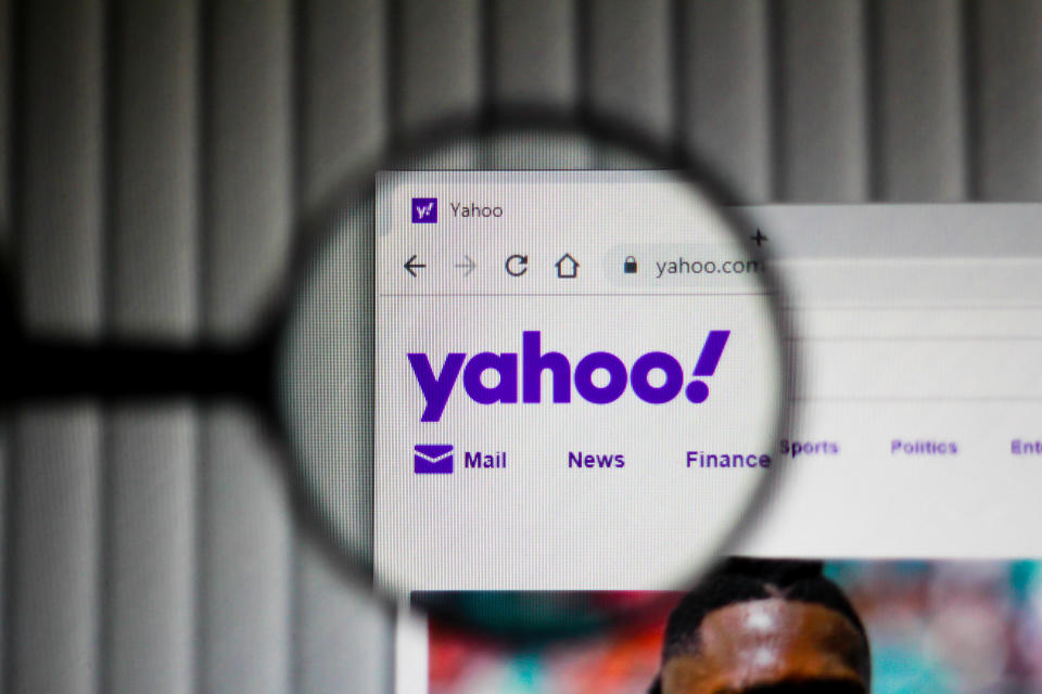 Yahoo was formerly known as 'Jerry and David's Guide to the World Wide Web. (Photo Illustration by Rafael Henrique/SOPA Images/LightRocket via Getty Images)