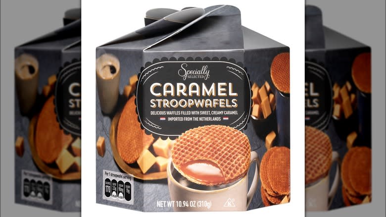 Caramel stroopwafels from Aldi