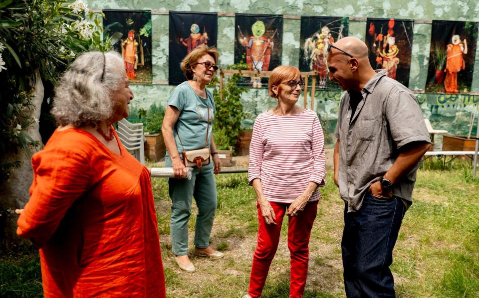 Geneviève Bellanger runs a collective garden in Saint-Denis