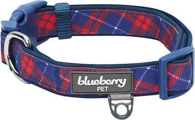 Blueberry Pet Soft & Comfy Padded Polyester Dog Collar