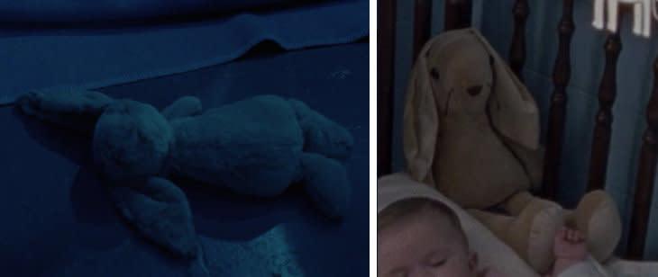 Lydia's bunny (left) and Gracie's bunny (right). (Photo: AMC)