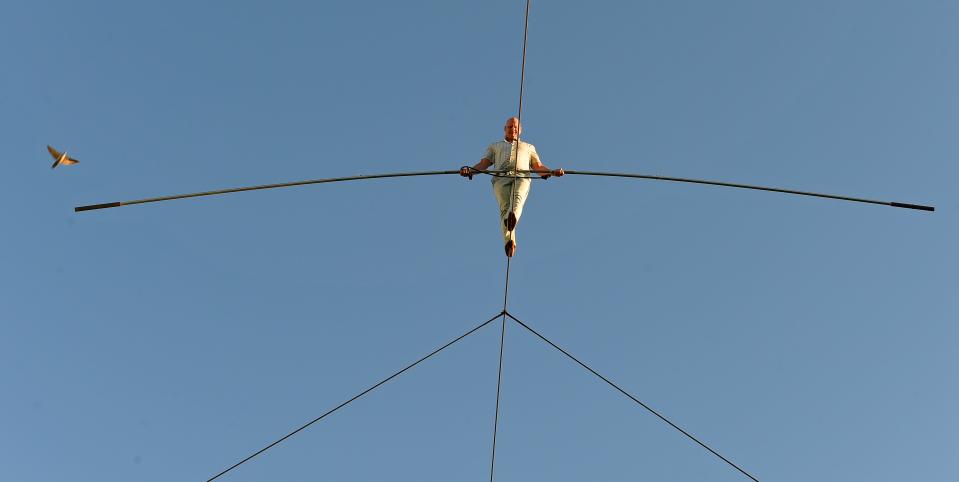 The community-wide event featured Sarasota's Nik Wallenda,