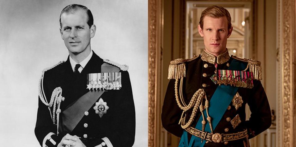 Matt Smith as Prince Philip in The Crown