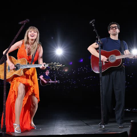 <p>TAS2024/Getty</p> Taylor Swift and Jack Antonoff