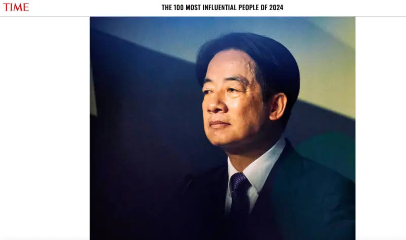 ▲美國「時代雜誌」公布2024年百大最具影響力人物名單，台灣總統當選人賴清德、輝達執行長黃仁勳都上榜。（圖／翻攝自時代雜誌）