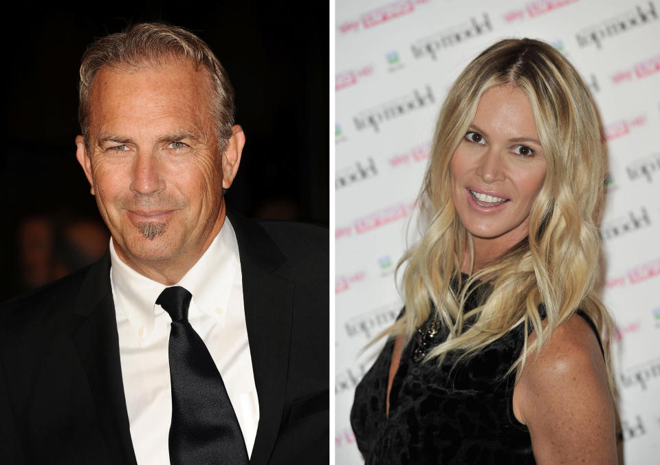 Kevin Costner and Elle MacPherson