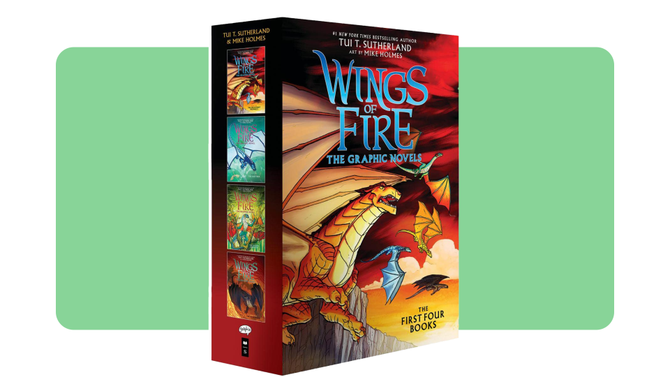 "Wings of Fire" graphic novels by Tui T. Sutherland.