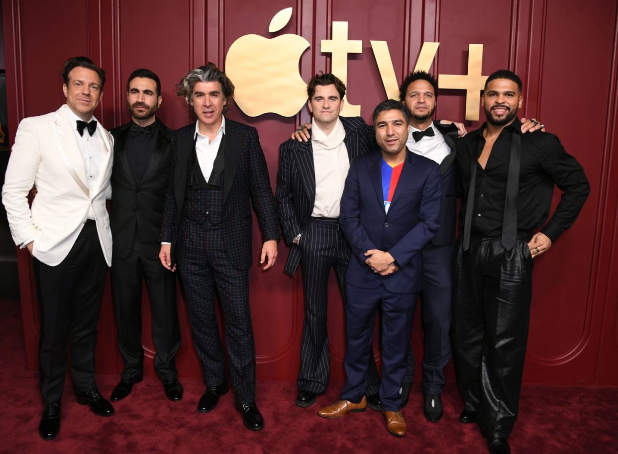 ted lasso cast at apple tv emmy awards post ceremony reception