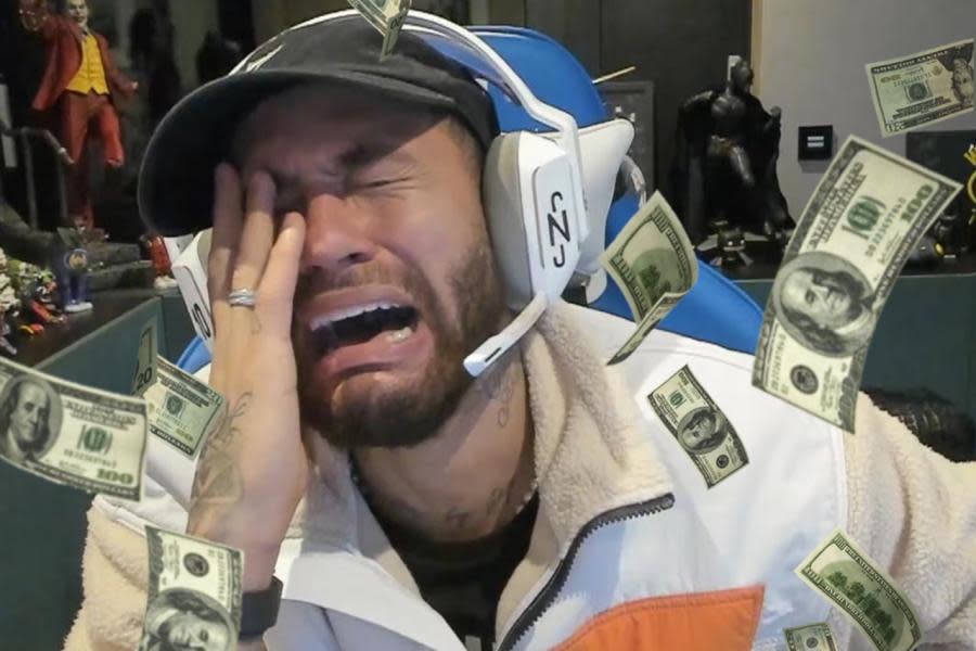 Neymar Jr. perdió más de $1 MDD en una transmisión en vivo; usuarios critican a Twitch