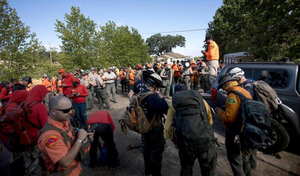 More than 300 search and rescue personnel gathered on Saturday, July 8, 2023, to resume the search for the missing 5-year-old Kyle Doan in the now dry Salinas Riverbed in San Miguel.