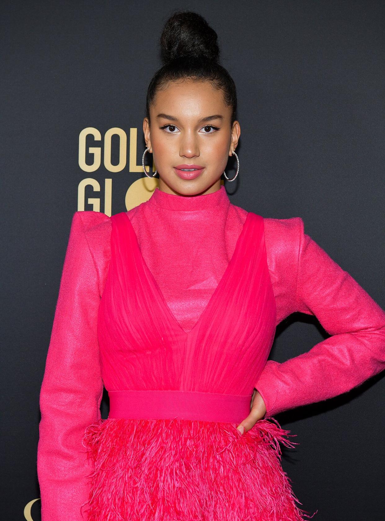 Sofia Wylie attends the HFPA and THR Golden Globe Ambassador Party at Catch LA on November 14, 2019