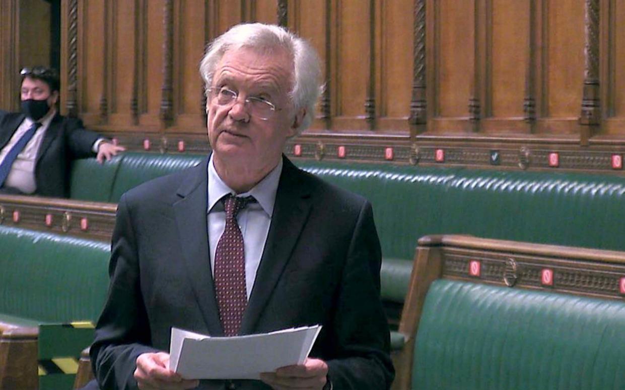 David Davis used a special freedom of speech power to make the claims in the House of Commons - UNPIXS /UNPIXS 