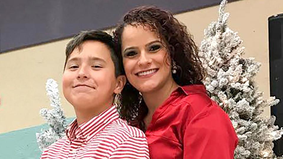 Funeral services took place Friday, March 16, 2018, for Jovanni Sierra, 13, (left), who was stabbed to death on Monday, March 12, 2018, at a home in BallenIsles Country Club in Palm Beach Gardens. He is seen here with his mother, Karen, in a family photo.