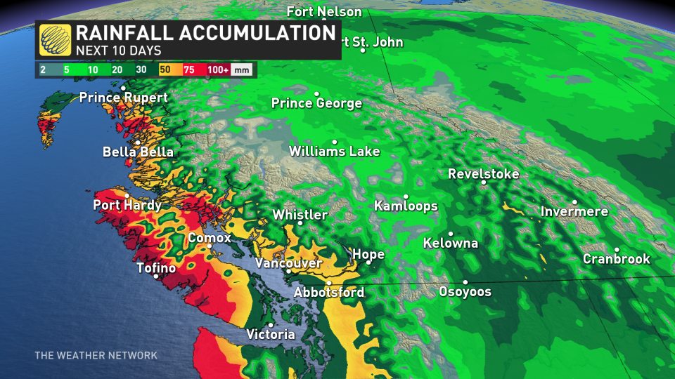 Baron_B.C. rainfall map for the next 10 days_April 23