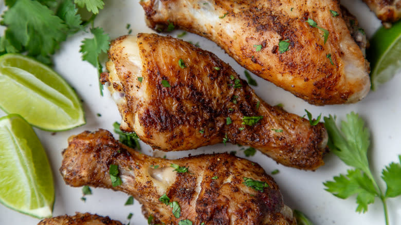 southwest-spiced air fryer chicken legs 