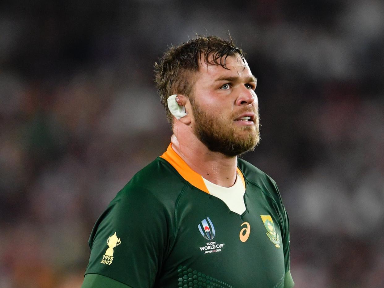 Duane Vermeulen, pictured, could make a surprise return for South Africa in the decisive Test against the British and Irish Lions (Ashley Western/PA) (PA Archive)