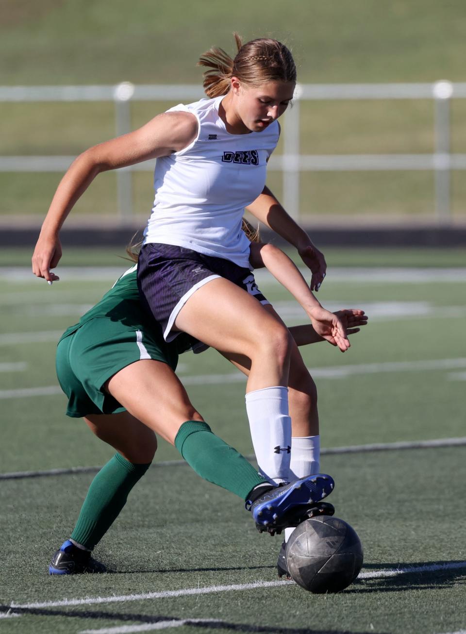 Clearfield plays Box Elder in a girls varsity soccer game at Clearfield High School in Clearfield on Thursday, Sept. 14, 2023. Clearfield won 2-1. | Kristin Murphy, Deseret News