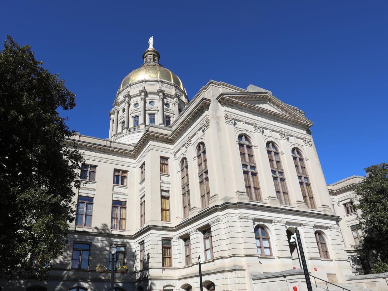 Georgia State Capitol building in Atlanta, Georgia.