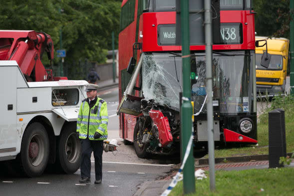 London Bus Crash