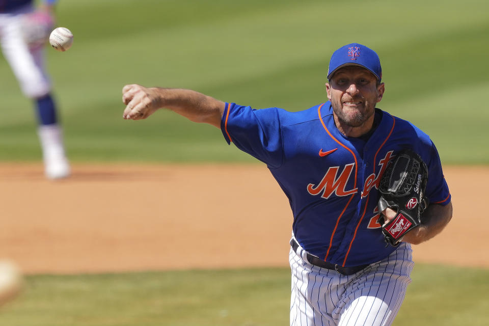 Max Scherzer再返國聯東區，加入紐約大都會。（Photo by Eric Espada/Getty Images）