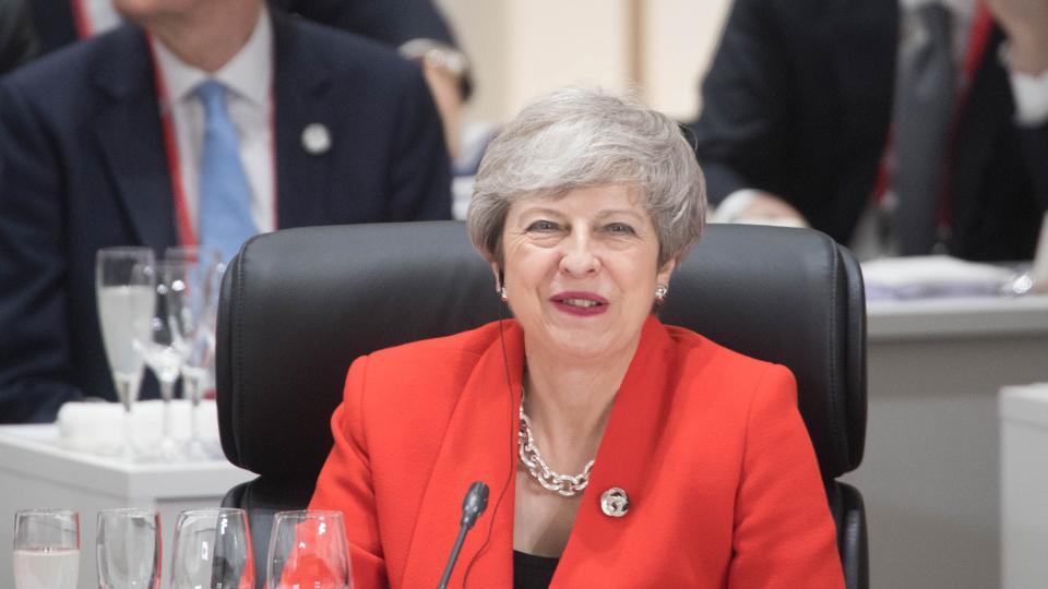 The Prime Minister said she was looking forward to returning to the backbenches.