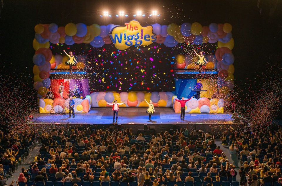 The Wiggles in concert.