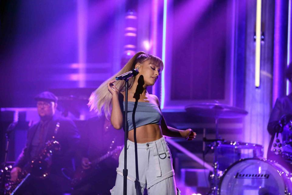 Ariana Grande on Fallon