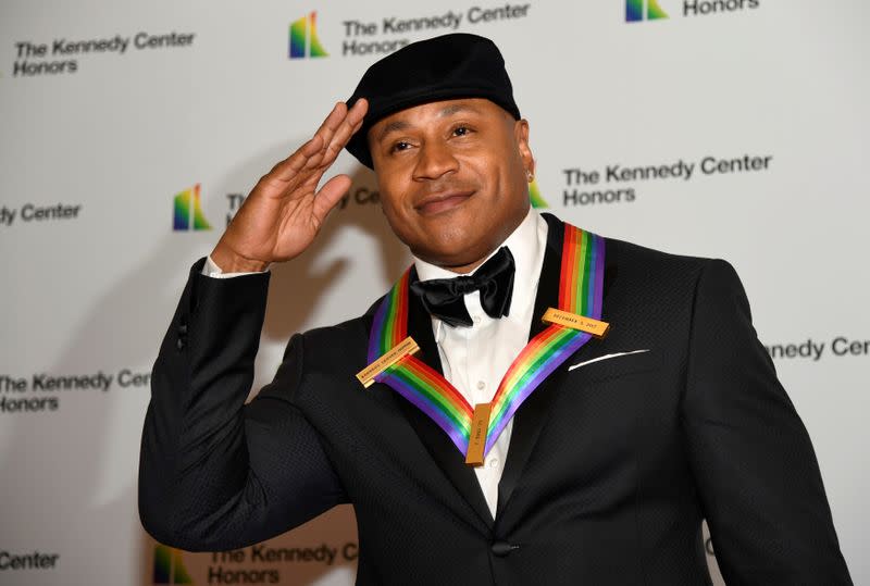 LL Cool J arrives for Kennedy Center Honors gala at US State Department