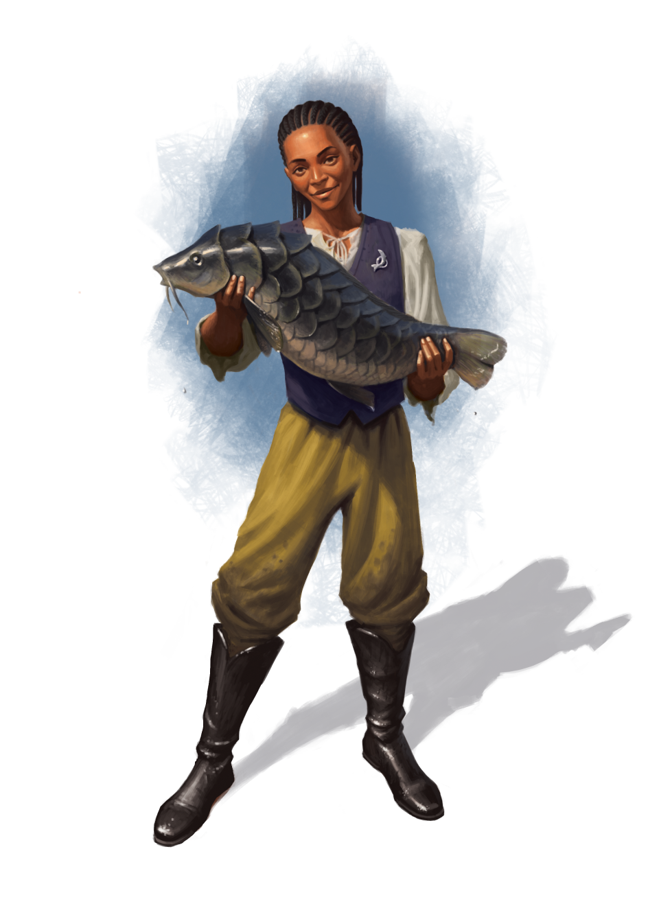 Mayor Raven Uth Vogler. Art by Robson Michel. (Image: Wizards of the Coast)